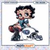 Option 1 (Focus on character) Betty Boop Titans PNG Football Girl