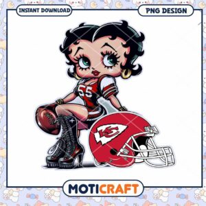 Bettie Page Kansas City Chiefs PNG