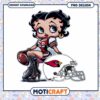 Betty Boop Football PNG Design
