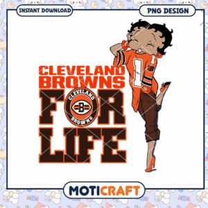 Cleveland Browns Betty Boop PNG