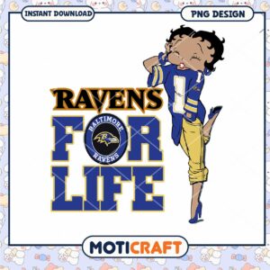 Ravens For Life PNG Sublimation Ravens For Life PNG Sublimation