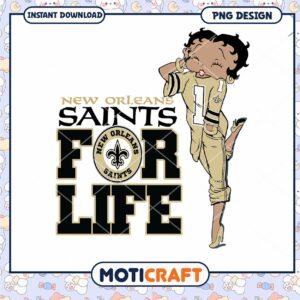 New Orleans Saints PNG Sublimation Design