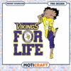 Minnesota Vikings Betty Boop PNG 2 Minnesota Vikings Betty Boop PNG
