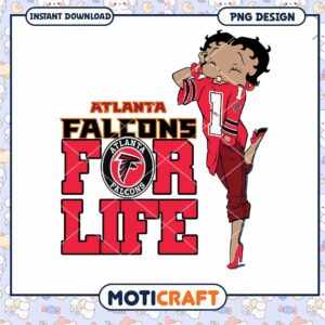 Atlanta Falcons For Life PNG Design