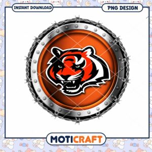 Bengals Tiger Head PNG Design Instant Download Bengals Tiger Head PNG Design Instant Download