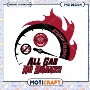 Atlanta Falcons All Gas No Brakes PNG