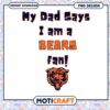 Bears Fan PNG Design Instant Download