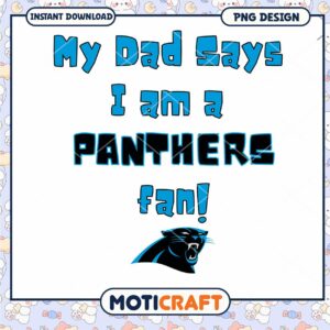 Carolina Panthers Dad SVG PNG Carolina Panthers Dad SVG PNG