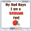 Cleveland Browns Dad Says PNG 1 Cleveland Browns Dad Says PNG