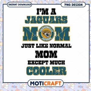 Jacksonville Jaguars Mom PNG Design