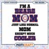 Chicago Bears Mom PNG Design