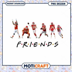 Kansas City Chiefs Friends PNG Design