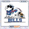 Snoopy Buffalo Bills PNG Design 1 Snoopy Buffalo Bills PNG Design