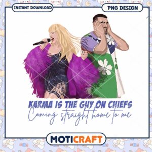 Taylor Swift Travis Kelce PNG Design