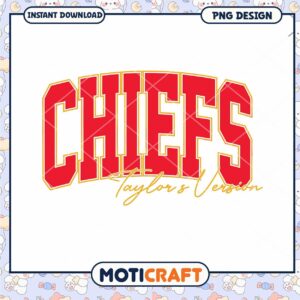 Kansas City Chiefs PNG Design Taylors Version