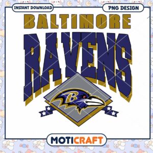 Baltimore Ravens PNG Design Instant Download