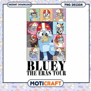 Bluiey Eras Tour PNG Sublimation