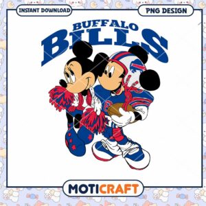 Minnie & Mickey Buffalo Bills PNG