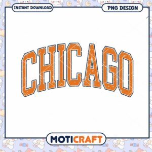 Chicago PNG Design Instant Download