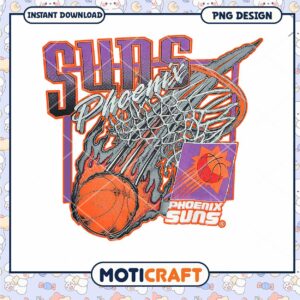 Phoenix Suns PNG Design Instant Download