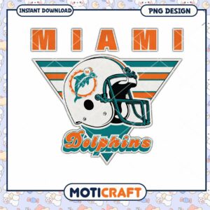 Miami Dolphins Helmet PNG Design
