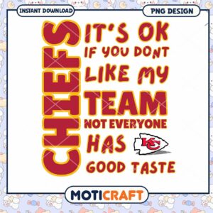 Kansas City Chiefs PNG Sublimation Design