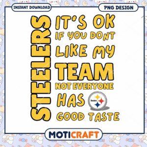 Pittsburgh Steelers PNG Design - Good Taste