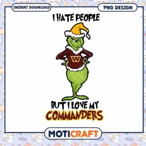 Grinch Commanders Christmas PNG Design