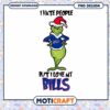 Grinch Bills PNG Christmas Football Design