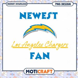 Los Angeles Chargers PNG Fan Design