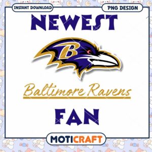 Baltimore Ravens Fan PNG Design