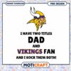 Vikings Dad PNG Design Instant Download