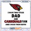Dad Cardinals Fan PNG Design