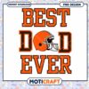 Best Dad Ever PNG Football Design
