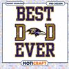Ravens Best Dad Ever PNG Design 1 Ravens Best Dad Ever PNG Design