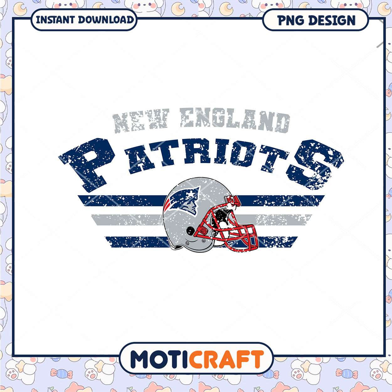 New England Patriots Vintage PNG Design Download New England Patriots Vintage PNG Design Download