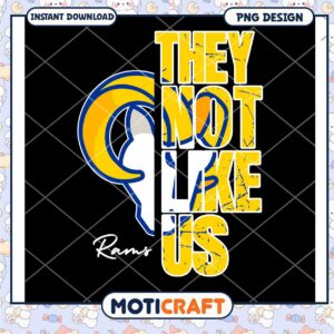 Rams They Not Like Us PNG Instant Download Design Rams They Not Like Us PNG Instant Download Design