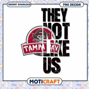 Tampa Bay Football Design They Not Like Us PNG Download Tampa Bay Football Design They Not Like Us PNG Download
