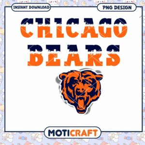 Chicago Bears Logo PNG Instant Download Design Art