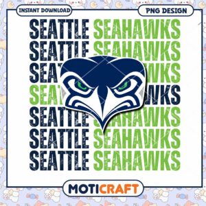 Seattle Seahawks PNG Design for Instant Download Print Seattle Seahawks PNG Design for Instant Download Print
