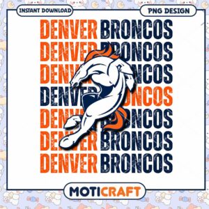 Denver Broncos PNG Design Instant Download Artwork Denver Broncos PNG Design Instant Download Artwork