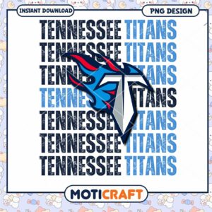 Tennessee Titans Team Logo PNG Instant Download Design