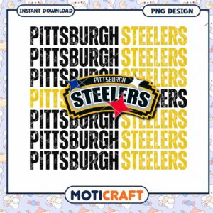 Pittsburgh Steelers Logo Design Instant Download PNG File