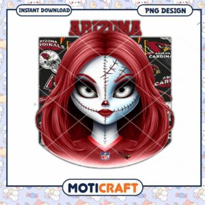 Arizona Cardinals PNG Design for Instant Download Art