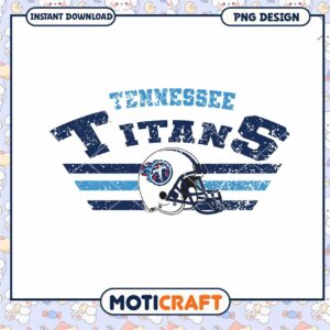 Tennessee Titans Vintage Football Helmet PNG Design Download