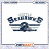 Seattle Seahawks Vintage Logo PNG Instant Download Design