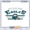 Philadelphia Eagles Vintage Helmet PNG Design Download