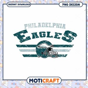 Philadelphia Eagles Vintage Helmet PNG Design Download