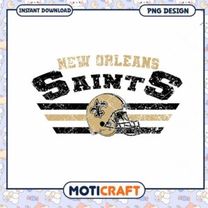 New Orleans Saints Football PNG Design Downloadable Art New Orleans Saints Football PNG Design Downloadable Art