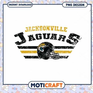 Jacksonville Jaguars Vintage Style PNG Graphic Design